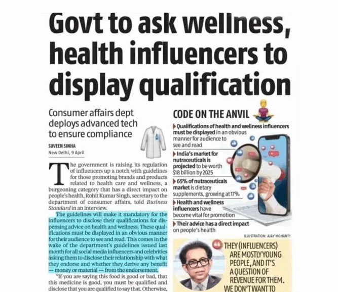 When Influence Meets Accountability: Why India Wants Wellness Gurus to Show Their Credentials