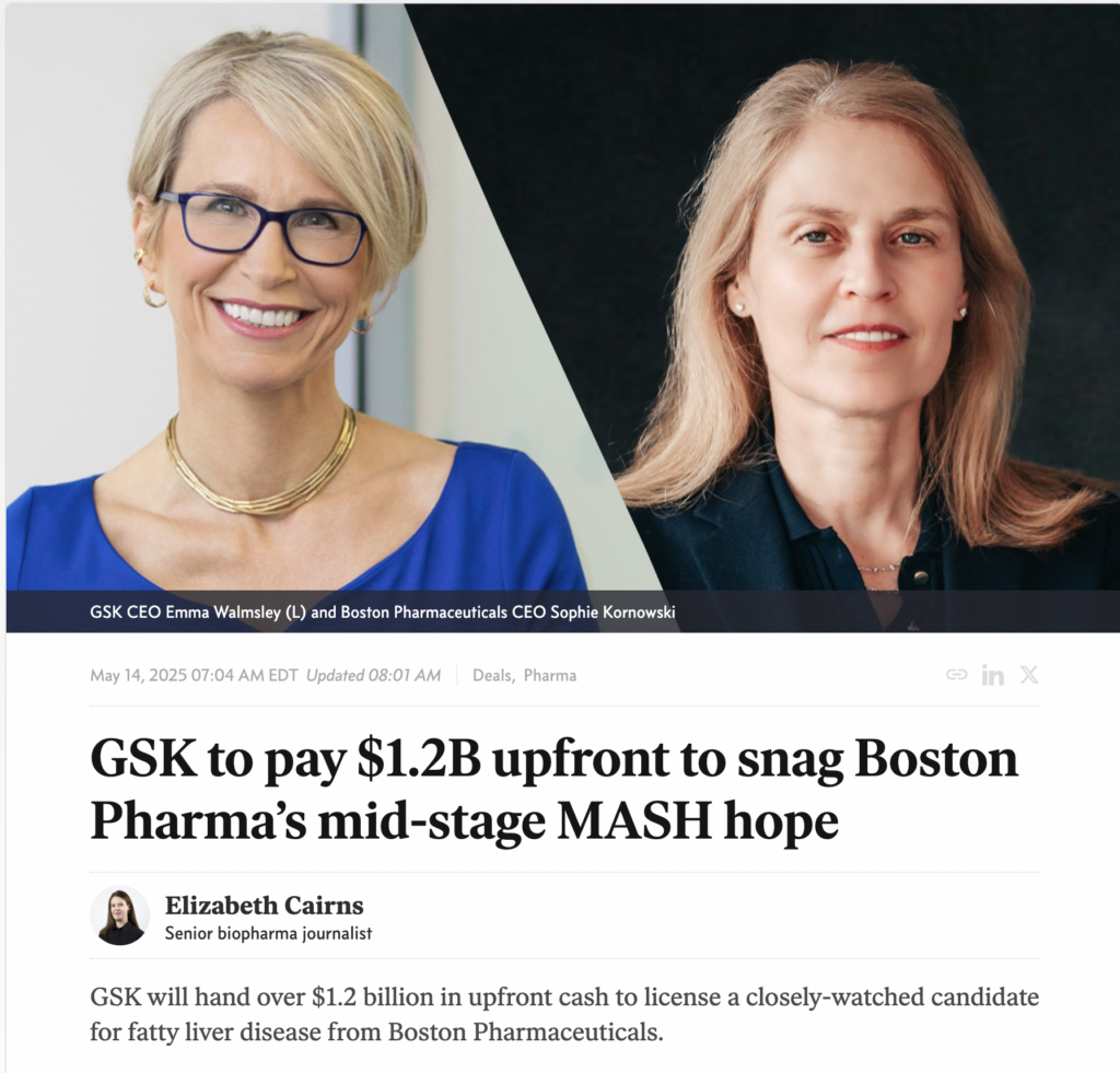 GSK Bets Big on Liver Disease: $1.2B Upfront for Boston Pharma’s MASH ...