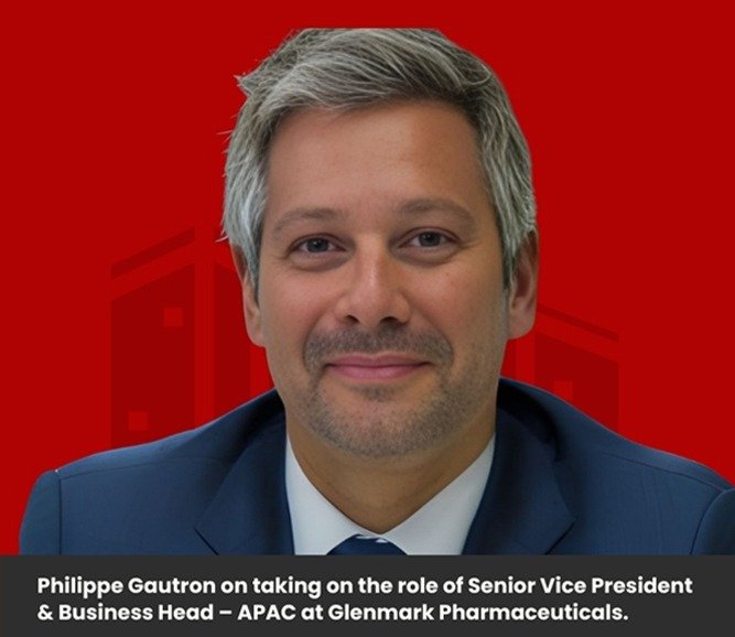 Philippe Gautron Takes on Role as Senior Vice President & Business Head – APAC at Glenmark Pharmaceuticals