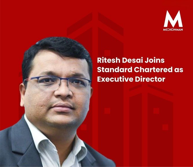 Ritesh Desai has joined Standard Chartered India as Executive Director