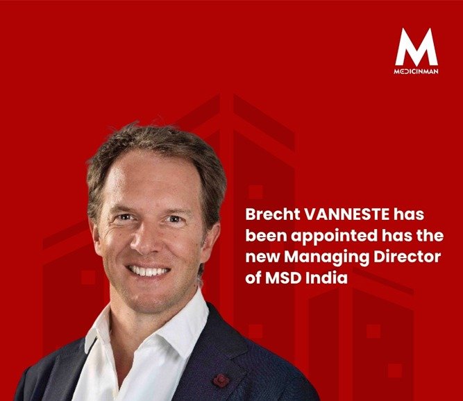 Brecht Vanneste has been appointed as Managing Director of MSD India